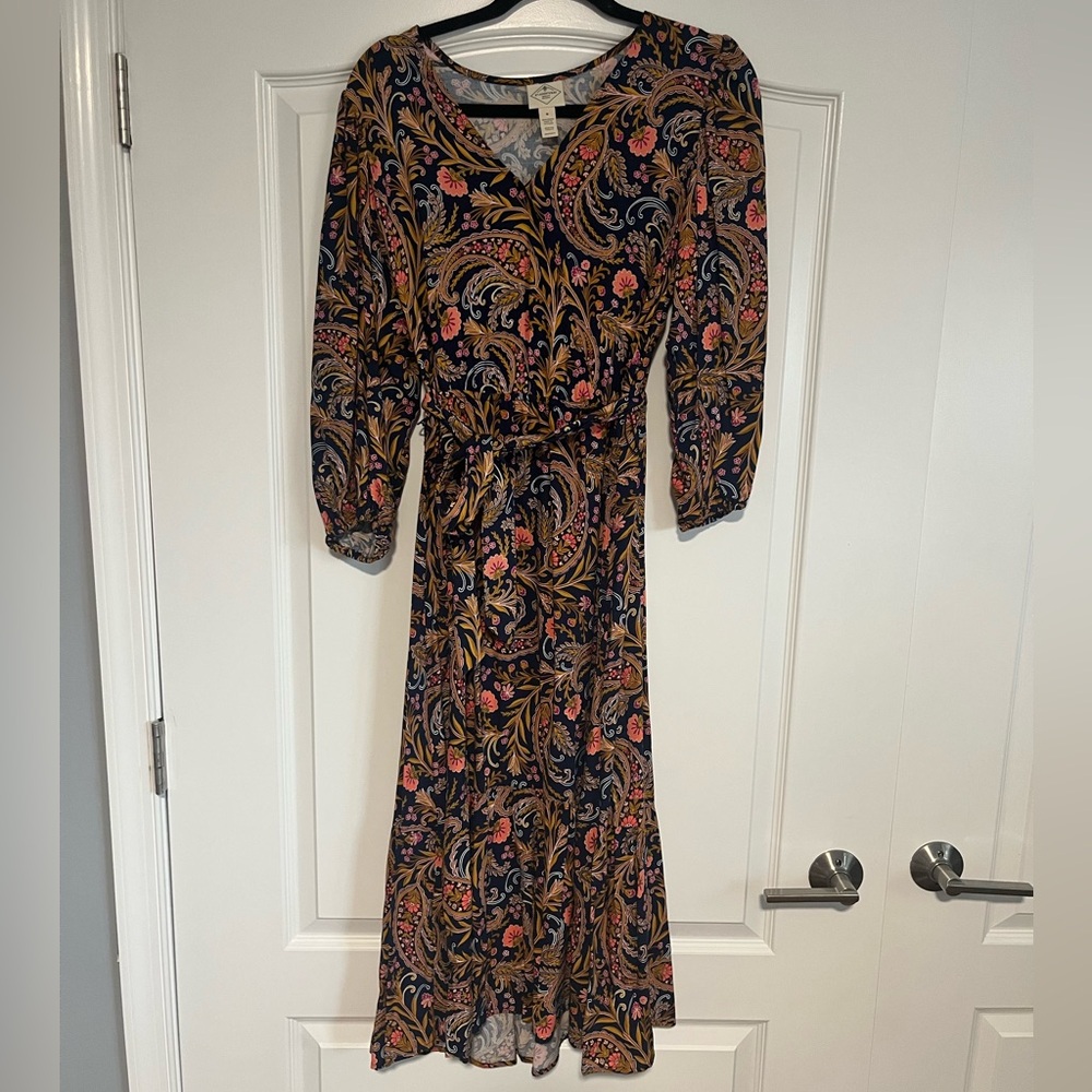St. John’s Bay Paisley Print Dress - Picture 3 of 5